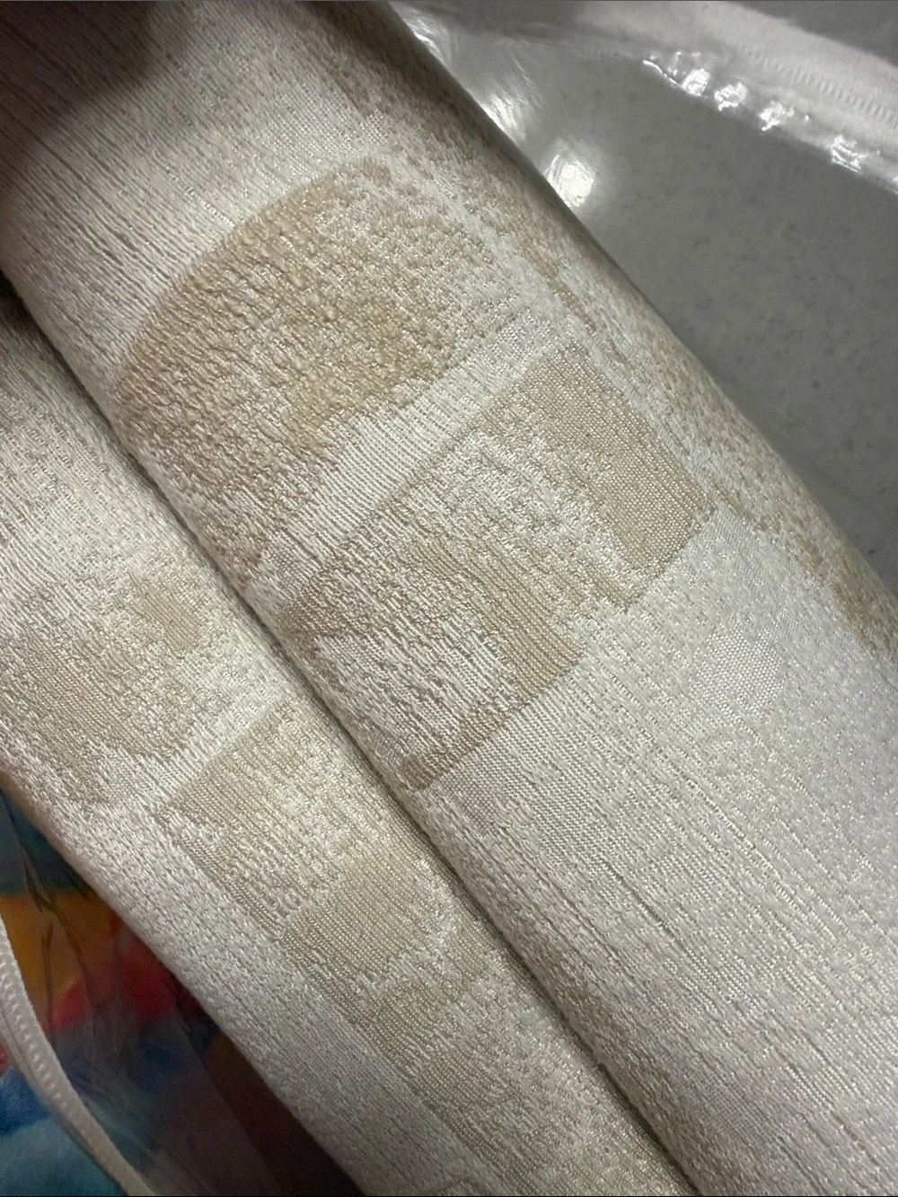 Hotel Collection Cream/Taupe Duvet Zipper